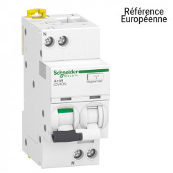 Disjoncteur différentiel Schneider 20A ICV40N 30mA Type-A-SI 1P+N Courbe C - A9DF3620