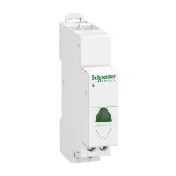 Voyant lumineux modulaire simple vert Acti9 iIL - SCHNEIDER A9E18321