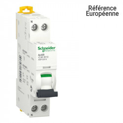 SCHNEIDER A9P42610 - Disj IC40 (IDT40) 1P+N 10A Courbe B 6kA