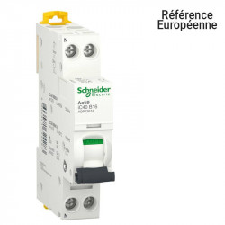 SCHNEIDER A9P42616 - Disj IC40 (IDT40) 1P+N 16A Courbe B 6kA