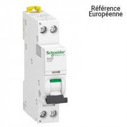SCHNEIDER A9P52625 - Disjoncteur IDT40 1P+N 25A Courbe C 6kA