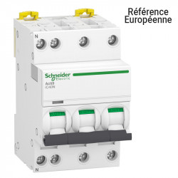 Disjoncteur Schneider 3P+N 25A IC40 (IDT40) Acti9 Courbe D 10kA - A9P64725