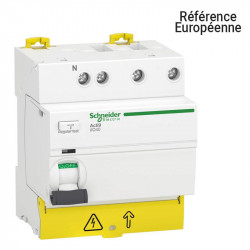 Interrupteur différentiel tête de groupe 4P 63A 30mA Acti9 Type-Ac - A9R63763