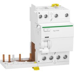 Bloc différentiel iDT40 3P+N 40A 300mA AC Schneider A9Y13740