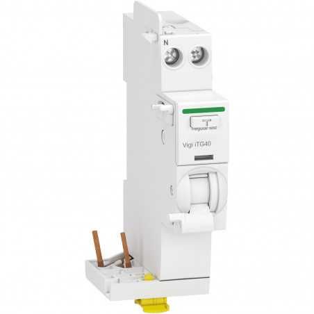 Disjoncteur Différentiel Schneider Acti9 ITG40 – 1P+N 40A 30mA Type AC, Montage Rail DIN