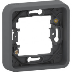 Mureva Cadre 1 poste encastré Gris - MUR34107