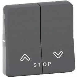 Mureva Poussoir volets roulants composable Gris - MUR35042