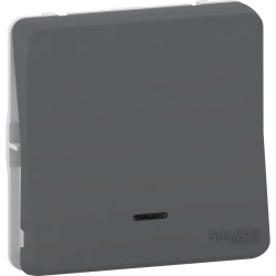 Mureva Poussoir lumineux composable Gris - MUR35127