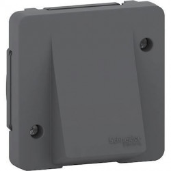 Mureva Sortie de câble composable Gris - MUR37931