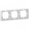 SCHNEIDER MUR39109 - Cadre 3p horizontal Mureva Encastré Composable Blanc