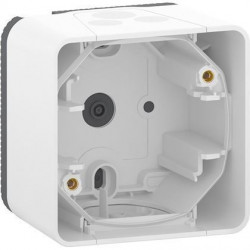 Mureva Boîte 1 poste saillie Blanc - MUR39911