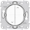 SCHNEIDER S261208 - Interrupteur 2 boutons pour volet roulant, Compo, Ovalis (FC) 