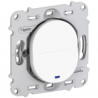 SCHNEIDER S261263 - Interrupteur va et vient, Composable, Ovalis (FC) 