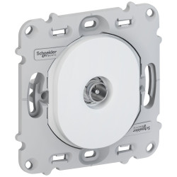 SCHNEIDER S261405 - Prise TV simple, Composable, Ovalis - FC