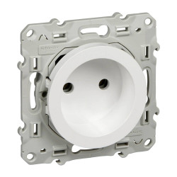 Odace Prise de courant 2P connexion à vis - S520033