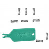 SCHNEIDER S520299 -  Odace, sachet de 10 ressorts + outil de pose 