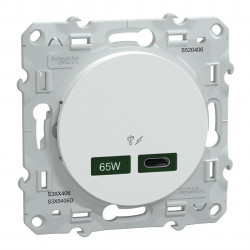 Odace Chargeur USB-C 65W forte puissance - S520406