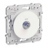 SCHNEIDER S520446 - Prise télévision SAT, Blanc, Odace, Schneider 