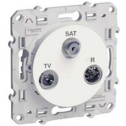 Odace Prise TV/FM/SAT sorties coaxiales - S520461