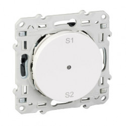 SCHNEIDER S520564 - Commande générale PlusLink 4 groupes 3 fils, Blanc, Odace - FC