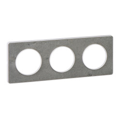 SCHNEIDER S520806U (F) Plaque, Pierre Galet, 3P , horiz./vert, Odace
