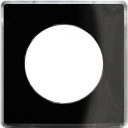 SCHNEIDER S520902Z - Plaque Noir support Blanc, 1 poste, Odace - FC