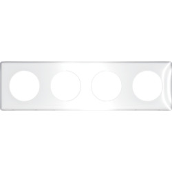 SCHNEIDER S520908W - Plaque, Transparente, 4P, Odace - FC