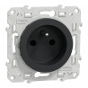 Prise de courant Odace Anthracite 16A 4 connexions - SCHNEIDER S540049