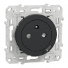 Prise 16A Odace avec chargeur USB-C 16A Anthracite - SCHNEIDER S540089