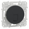 Prise RJ45 Odace Anthracite CAT6 UTP Grade 1 - SCHNEIDER S540475