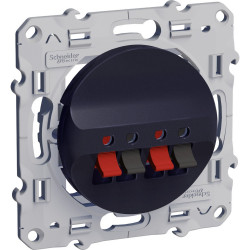 Odace Prise haut parleurs 2 sorties - S540488