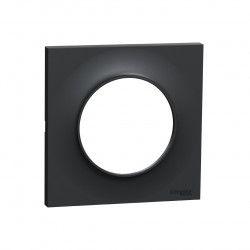 Odace Plaque finition 1 poste Anthracite - S540702