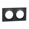 Plaque Odace Anthracite Styl 2 postes - SCHNEIDER S540704