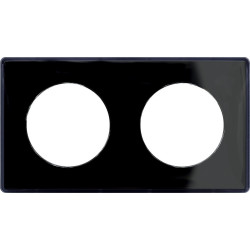 SCHNEIDER S540904Z - Plaque, Noir support Anthracite, 2P, Odace - FC