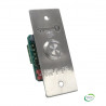 SEWOSY PB19_BBL3-B12 - BP INOX, avec plaque d'encastrement carré (FC) 