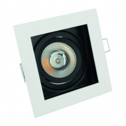 Spot encastré GU10 Panda Carré Blanc - SPECTRUM SLIP001012