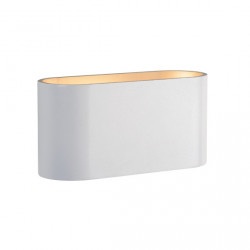 Applique murale SQUALLA G9 IP20 Blanc/Dore SLIP006001