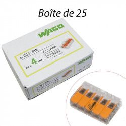 Borne WAGO 221 à levier 5x4mm² - WAGO 221-415