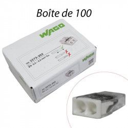 2273-202 - Borne WAGO 2273 Mini 2x2,5mm² (100 pièces)