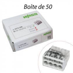 2273-208 - Borne WAGO 2273 MINI 8x2,5mm² (50 pièces)