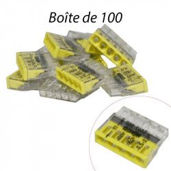 WAGO 2273-205 - Mini-borne de connexion rapide 5 entrées fils rigides (10pcs)