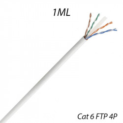 Câble informatique RJ45 Catégorie 6 F/UTP 4 paires, Coupe au mètre