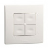 YOKIS TLM4T45P - Télécommande Murale, 4 touches, POWER 
