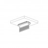 ZEMPER AMD0041 - Cadre D'encastrement Plafond, Xena (Sans Plaques) 