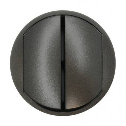 LEGRAND 067902 - Enjoliveur Double va-et-vient ou poussoir Graphite Céliane