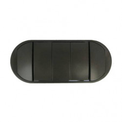 LEGRAND 067905 - Enjoliveur large 5 commandes Céliane Graphite