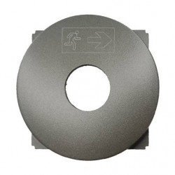 LEGRAND 067929 - Enjoliveur pour interrupteur à clé pour BAES Graphite Céliane - FC