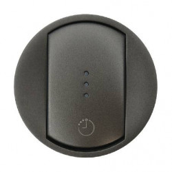 LEGRAND 067936 - Enjoliveur Temporisé Inter+Ventil Graphite Céliane- FC