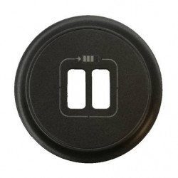 LEGRAND 067956 - Enjoliveur pour chargeur USB double Graphite Céliane