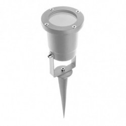 Spot projecteur jardin sur piquet GTV DIEGO GU10 Gris